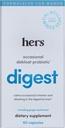 Hers Digest 보충교재 - Debloating를 위한 여성 Probiotic 보충교재 - 건강한 소화를 지원합니다 - 채식주의자 - 60의 캡슐