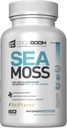 Sea Moss Capsules Irish Sea Moss Supplement with Organic Burdock Root, Bladderwrack & Black Pepper | Boost Energy, Detox & Immune Support | 비 GMO, 비건 | 미국 - 60 개