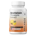 Balancebreens Bromelain 500mg, 120 캡슐 - 파인애플 추출물 소화 효소, 지원 소화 및 합동 건강 보충교재