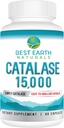 Best Earth Naturals Catalase 보충교재 15,000 - 강한 머리 - 60 캡슐 (60 일 공급)를 위한 머리 보충교재