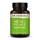 Mercola Methyl Folate 박사 - 해독 및 세포 건강 지원 - 5-MTHF Folate - Bioavailable 공식 - 5 mg - 30 캡슐