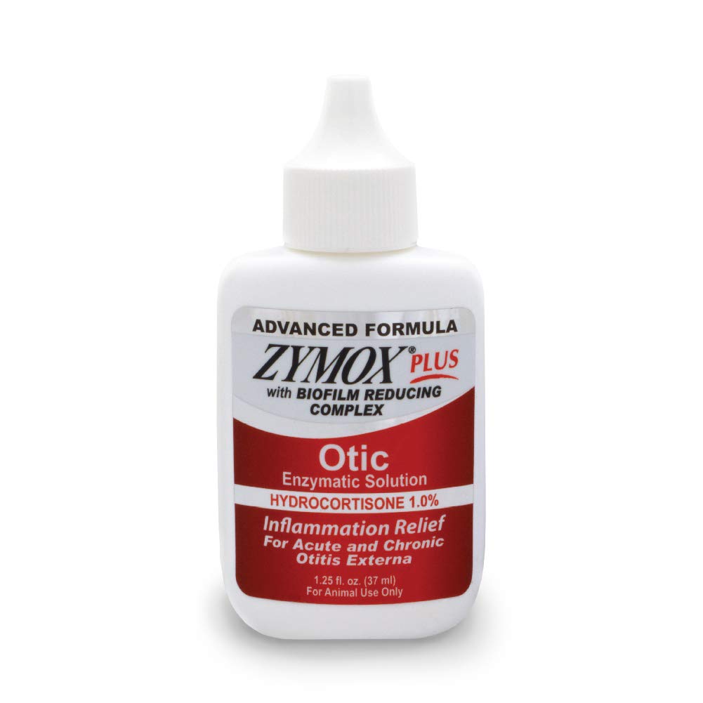 Zymox 1% Hydrocortisone, 1.25oz를 가진 개와 고양이를 위한 진보된 공식 Otic 플러스 효소 귀 해결책