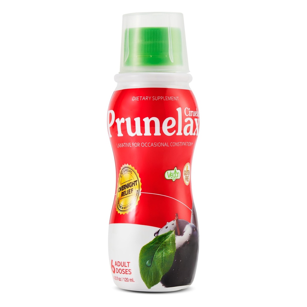 Prunelax Ciruelax 정규적인 힘 액체 Laxative - 자연적인 Senna, Predictable 기복, 글루텐 자유로운, 다만 8 12 시간에서 작동되는 Occasional 변비를 위한 Gentle 기복 - 4.05 fl oz