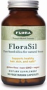 Flora FloraSil 90 Veg 캡슐 - 건강한 머리카락, 피부 및 손톱을위한 말 꼬리 추출물과 실리카 보충 * - Collagen Formation 지원