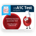 박사 Boz - Hemoglobin A1C 홈 테스트 키트 - 실험실 결과가있는 혈액 수집 키트 - 혈액 설탕 및 hbA1c 레벨 - Lancets, 붕대, 알코올 닦음, 봉투 - 미국에서 만든 - 당뇨병 케어 및 셀프 케어