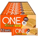 1개의 단백질 막대기, Reese의 땅콩 버터 Lovers, 18g 단백질과 3g 설탕, Pantry Staples, 2.12 oz (12 조사)를 가진 글루텐 자유로운