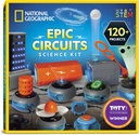 National Geographic Circuit Maker Kit - 120 전기 회로 프로젝트, 전기 회로 STEM 장난감, 전자 프로젝트, 어린이용 전기 회로 키트, 전기 키트