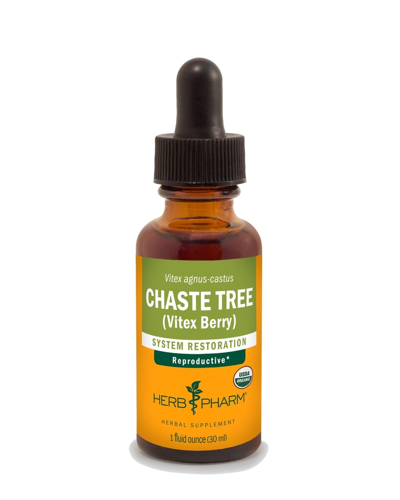 여성 재생 시스템 지원을위한 허브 Pharm Chaste 나무 액체 추출물 - 1 Ounce (DCHASTE01)