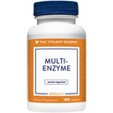 비타민 Shoppe Multi Enzyme - 단백질, 탄수화물 및 지방 (100 정제)의 소화 및 흡수를 지원합니다.