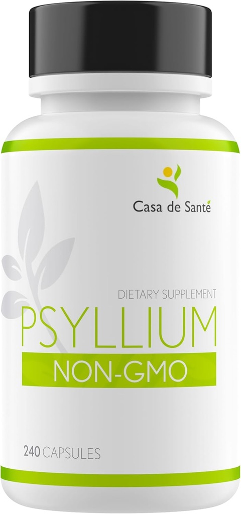 Casa de Sante Psyllium 모자, 비 GMO, 낮은 FODMAP 섬유 보충교재