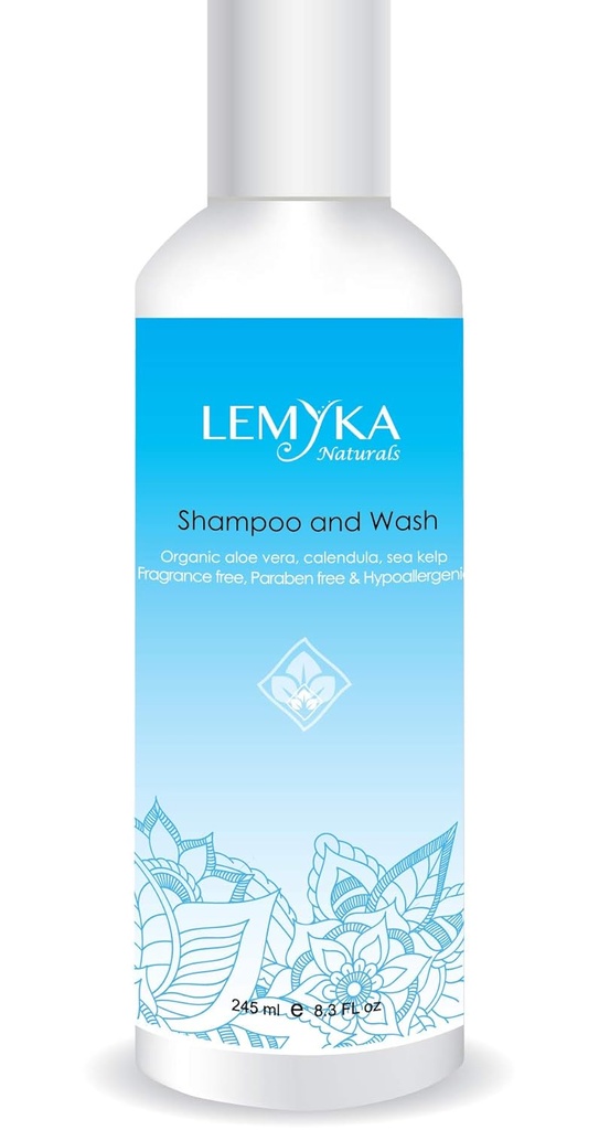 Eczema 샴푸, rosacea 피부, scalp, cradle 모자, dandruff, 과민한 피부, hypoallergenic, 황산염 자유로운, 향수 자유로운, 8.3oz를 위한 얼굴 적색 기복 세척