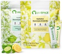JOISPACE 전자 음료 믹스 티 폴리 페놀 | 패스트 히스 & 일렉트로스트 | 비 GMO, 비건, 글루텐 프리 | 레몬 티 & 레몬 라임 차, 32 인분