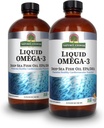 Nature's Answer Liquid Omega-3 | EPA/DHA 규정식 보충교재를 가진 심해 생선 기름 | 심혈관 지원 | 보존제 없음 & 글루텐 자유로운 16oz (포장 2)