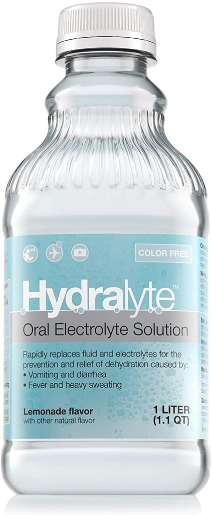 Hydralyte Electrolyte Lemonade 액체 33.8 온스 (2 팩)