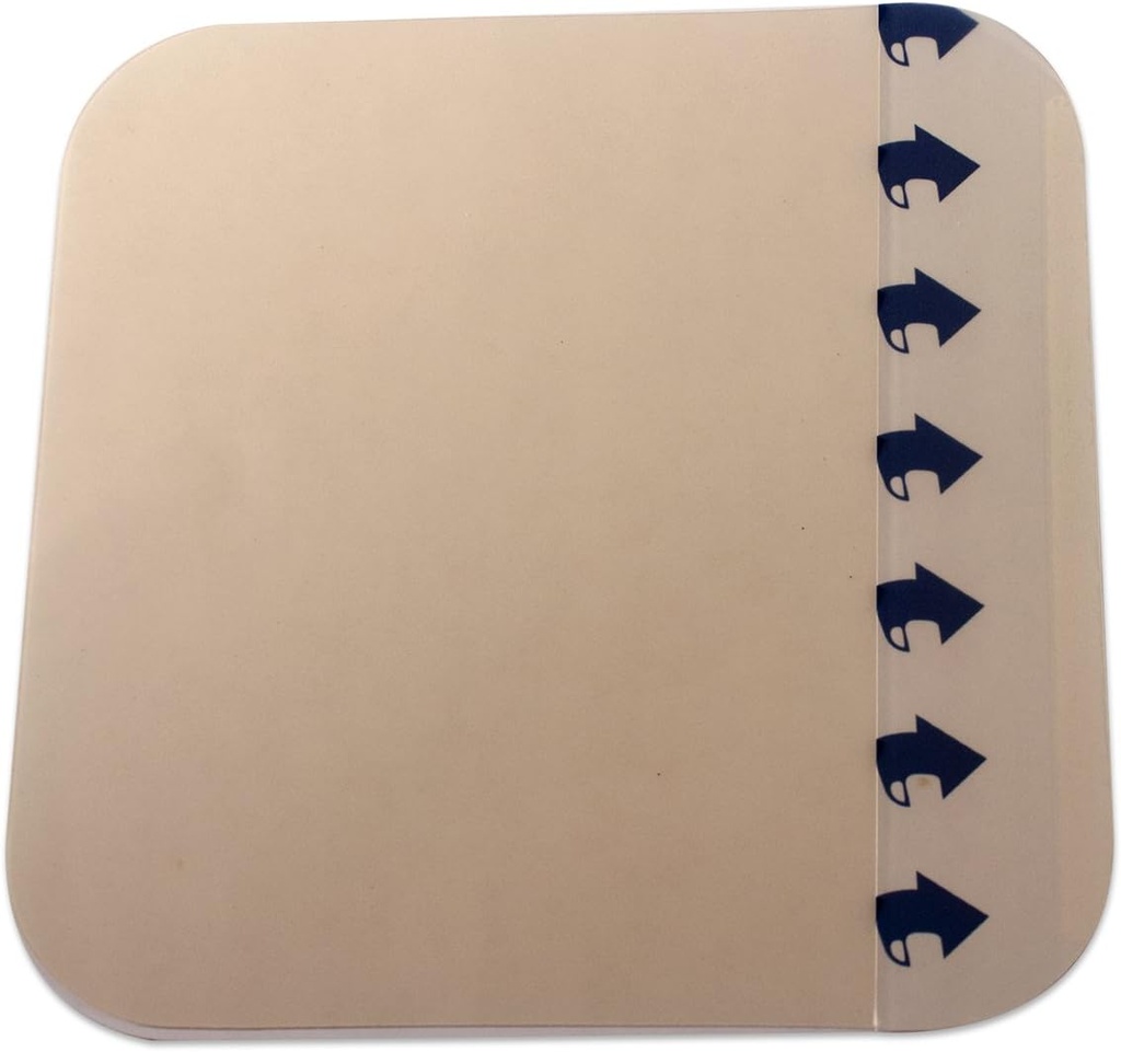 Dynarex DynaDerm Hydrocolloid Dressings, Wounds, 6 "x 6", " Extra Thin & Latex-Free, Peel-Down Patches의 선박, 5 Dressings의 1 박스