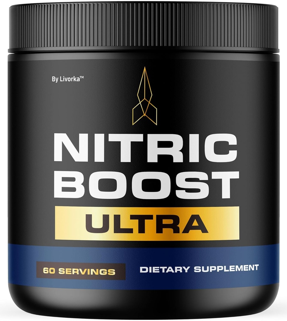 LIVORKA Nitric Boost - Nitric Boost Ultra Purple Powder for Men, NitricBoostUltra Powder, Boost Energy and Support Active Lifestyles, 60 1 개월 동안 봉사