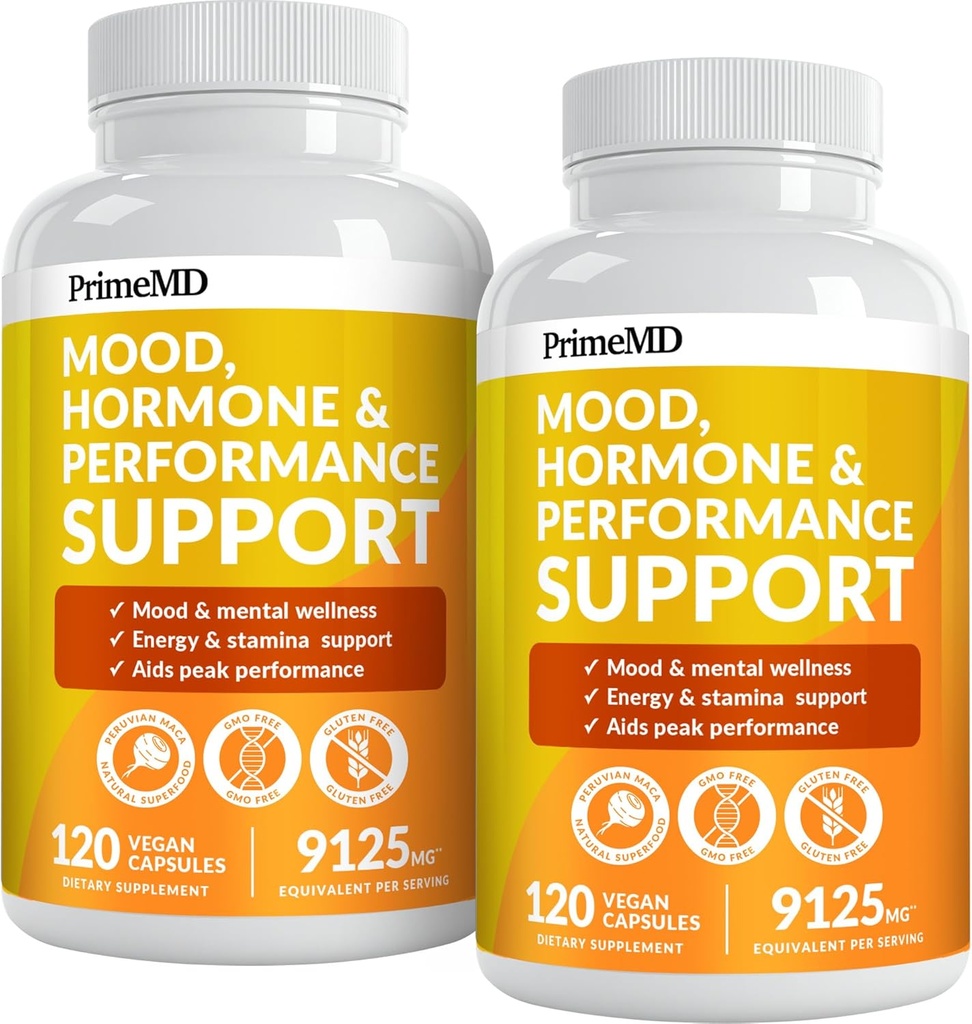 19-in-1 페루 마카 뿌리 캡슐 - 9125 mg Ashwagandha는 Maca Fenugreek & Ginseng (120 캡슐), 2 팩
