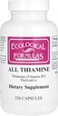 생태 공식 모든 Thiamine, 250 캡슐