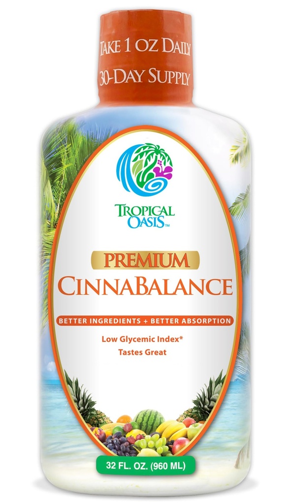 Cinnabalance – 액체 Cinnamon 보충 w / Cinnamon Bark, Aloe Vera, Ginger 뿌리, 녹차 및 산화제 - 32 온스, 32 서빙