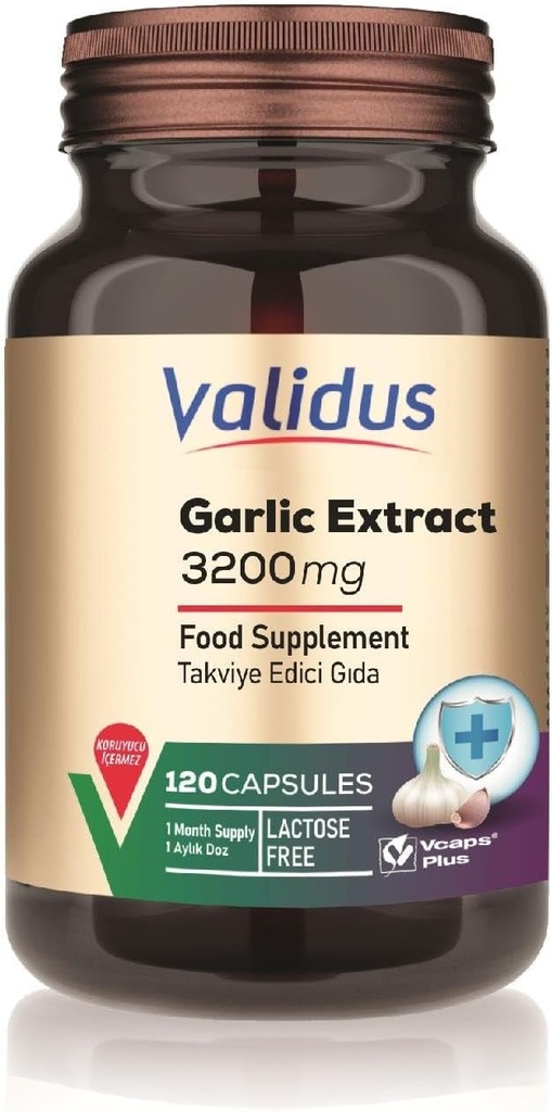VALIDUS 마늘 3200 mg 120 캡슐
