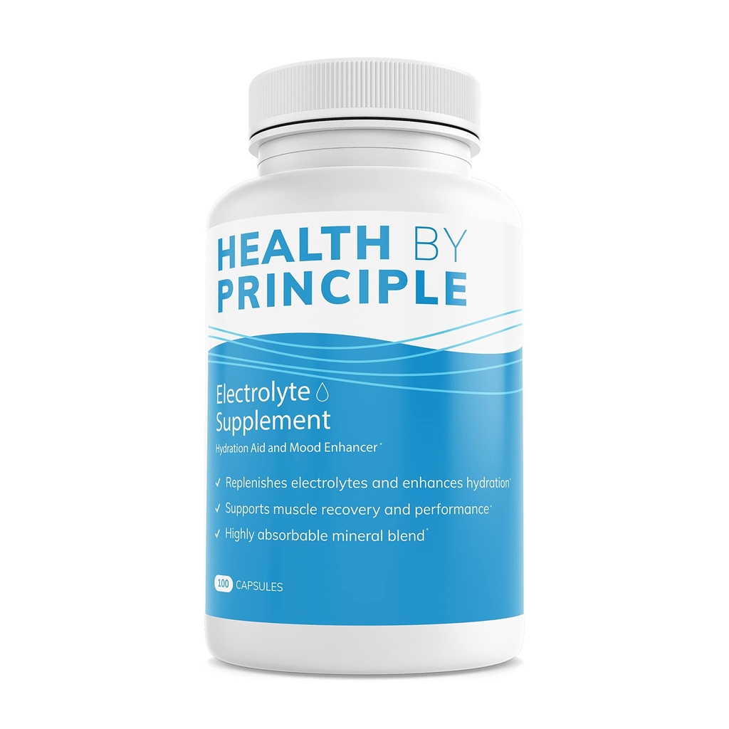 Electrolyte 보충교재 (Iodine 없음) – 근육 크림 예방, 급속한 Rehydration -100 삼키기 Veggie 캡슐에 쉬운