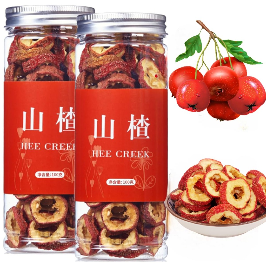 Hee Creek hawthorn berry teayama tea씨리스는 호손 슬라이스 7.06oz / 200g Sun-Dried Hawthorn Slices, Tea Infusion, Naturally Dried Berry Slices,  山  山 