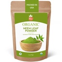 SPICY ORGANIC Neem 파우더 - 4 oz. - 공인 USDA 유기 - 비 GMO - 신선한 건조 Neem 건강한 머리와 피부를위한 분말을 남겨 - Azadirachta Indica Ayurvedic 허브 전체 웰빙