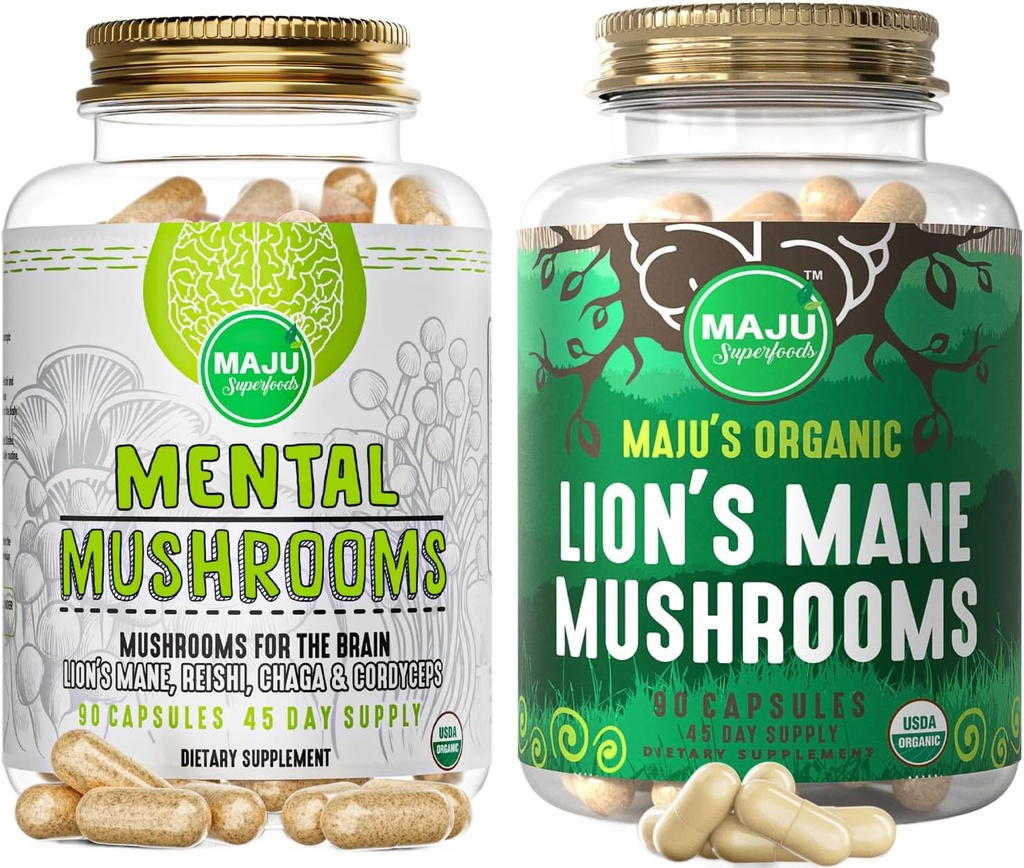Maju Superfoods 버섯 캡슐 묶음
