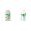 Vega 유기 올인원 Vegan 단백질 분말 & 단백질 및 녹색 단백질 분말, 바닐라 - 20g 식물 기반 단백질 플러스 채소