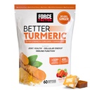 FORCE FACTOR는 까만 고추 & Ginger, 여분 힘 합동 지원, 우량한 흡수를 가진 심황 보충교재 400mg를, 과일 비말, 60 심황 Chews 좋아합니다 좋아합니다