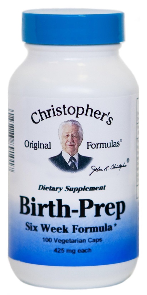 Christopher의 Original Formulas Birth-Prep Capsules 100 ct - 기대되는 어머니를위한 초본 혼합 - Childbirth를위한 자연적 준비 지원