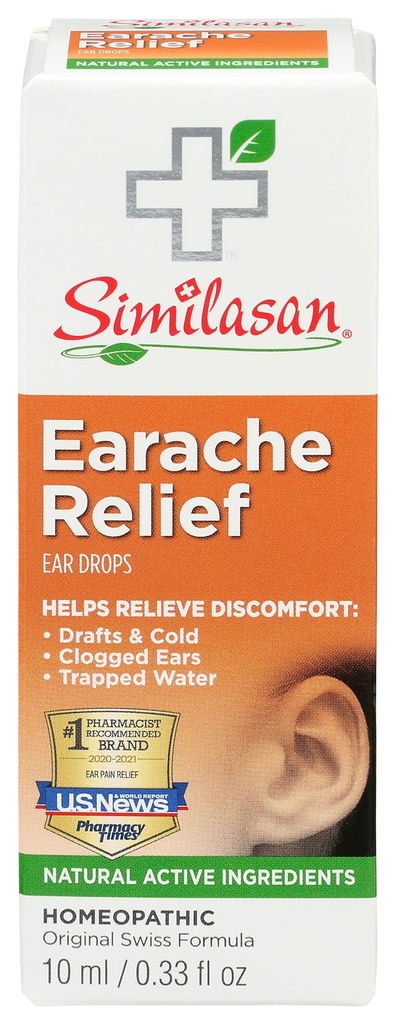 Similasan Earache 구호 귀 하락 0.33 oz