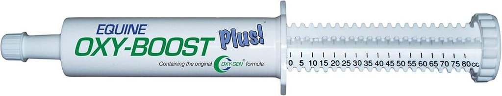 Oxy-Gen Oxy-Boost Probiotic Electrolyte Paste for Horses | 향상된 성능을위한 비타민 E, 오메가 3, 오메가 6 및 옥타코사놀 포함 | 80cc Paste (4 복용량)| 미국에서 만든