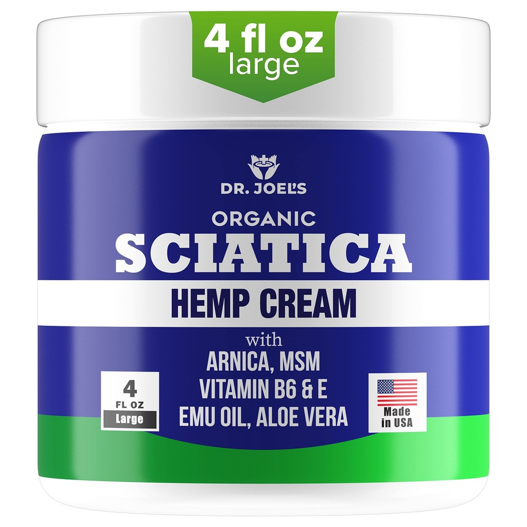 Sciatica 크림 - 프리미엄 Sciatica 크림 - 빠른 흡수 및 최대 구호 - 4 온스 큰 가치 팩 - 미국에서 만든