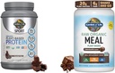 생활 유기 채식 스포츠 단백질 분말의 정원, 초콜렛 - Probiotics & Raw Organic Meal Replacement Shakes