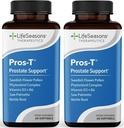 Pros-T - 전립선 지원 보충교재 - 톱 Palmetto, Phytosterol, 아연, Nettle, 비타민 D-3 & B6 - 건강한 전립선 기능 및 정상적인 우린 교류를 승진시킵니다 - 조직을 개량하십시오 - 60 Softgels (포장 2)