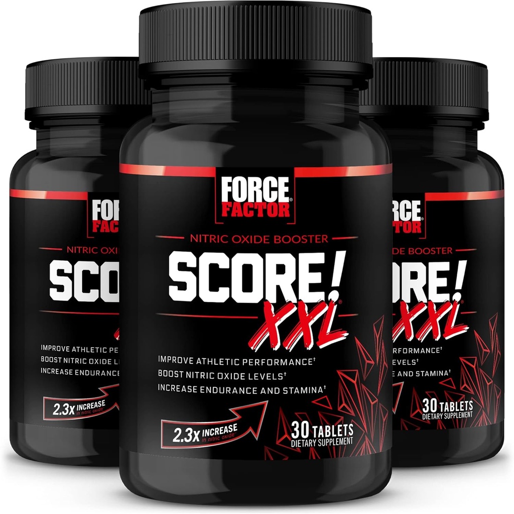 FORCE 선수 점수! XXL, 3-Pack, L-Citrulline, Black Maca, & Tribulus를 가진 남자를 위한 Nitric 산화물 승압기 보충교재는 운동 성과, 증가 체력을 개량하고, & 혈액 교류, 90의 정제를 지원합니다