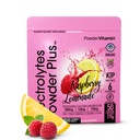 PowderVitamin Electrolytes 분말 플러스 (50 서빙) 라즈베리 레몬 이드 전자 분말 Zero Calorie Keto, 0 설탕, 아니 Maltodextrin, 1000mg 칼륨, 120mg 칼슘, 120mg 마그네슘, 하이드로 션 분말