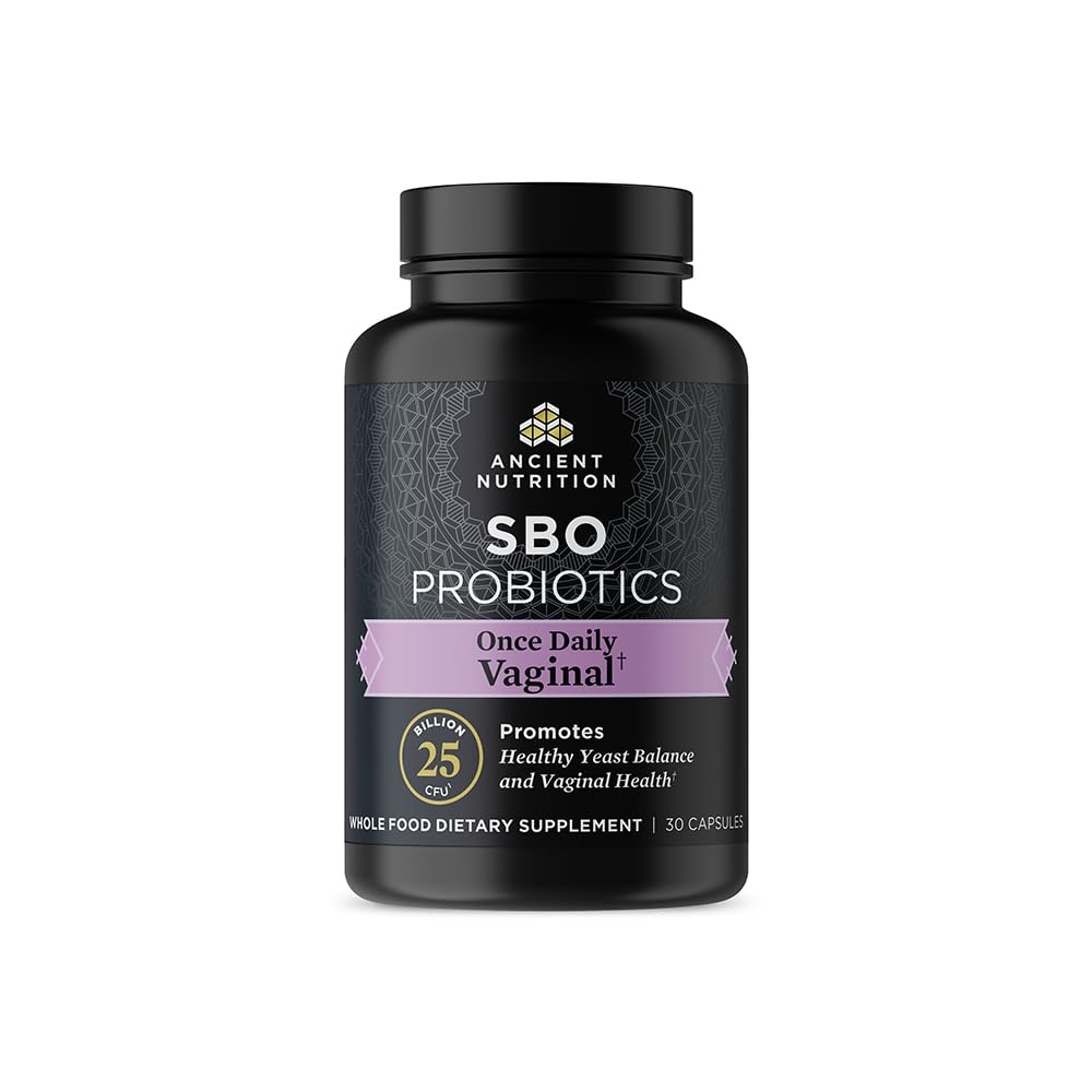 여성을 위한 고대 영양 Probiotics, 질 건강, 30ct, Feminine 배려를 위한 건강한 효모 균형, Cranberry와 Apple Cider Vinegar, 25억 CFUs*로 만드는