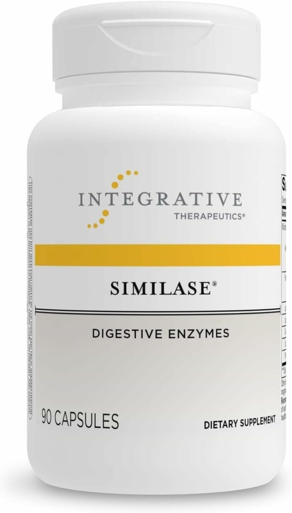 통합 Therapeutics Similase - 성인을위한 소화 효소 보충 - Nutrients의 소화 및 보조 지원 * - Dairy-Free & Vegan - 90 카운트 (45 서빙)