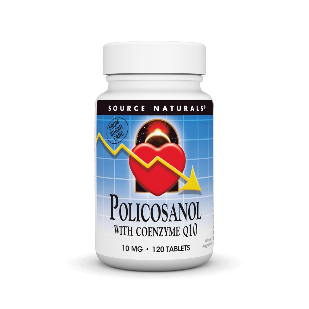 Coenzyme Q10, 10 Mg -120 정제를 가진 근원 자연적인 Policosanol
