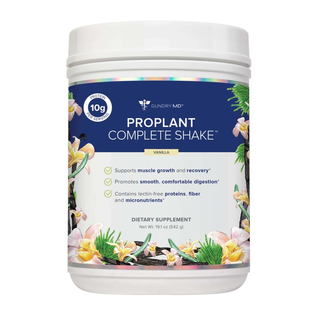 Gundry MD® Pro Plant Complete ShakeTM High-Fiber Plant Protein Blend, 20 서빙 (반라)