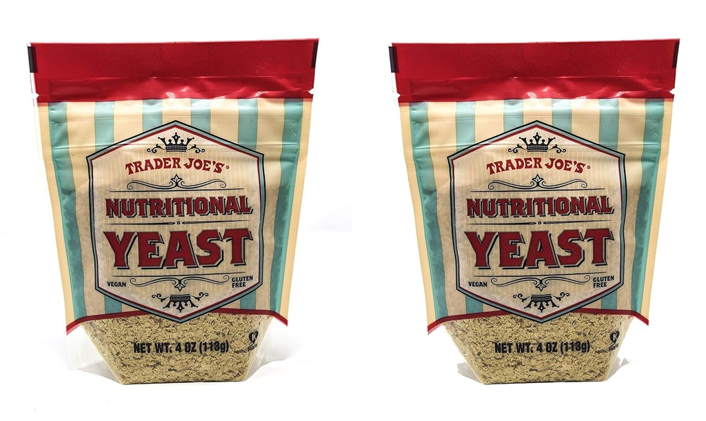 상인 조의 영양 효모 - Vegan, 글루텐없는, 4 Ounce - 2 팩