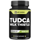 WELBUDA 1000mg Tudca 보충 우유 이틀 추출물 - 60 Vegan 캡슐 - 면역 체계, 소화 건강, 몸 정화 & 뇌 건강을 위한 지원