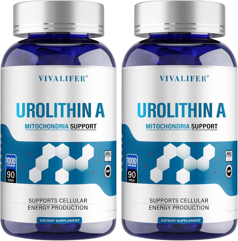 Urolithin 보충교재 1000 mg, 180 Softgels 강력한 산화 방지제 보호, 남자 & 여자를 위한 건강한 시효 & Mitochondrial 건강과 세포 수선 지원 승진
