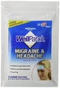 WellPatch Migraine & Headache 냉각 패치 - 약물 무료, 12 시간까지 지속, 약물 치료와 사용 안전 - 대형 패치 (4 대형 패치), 각 4.3 x 2
