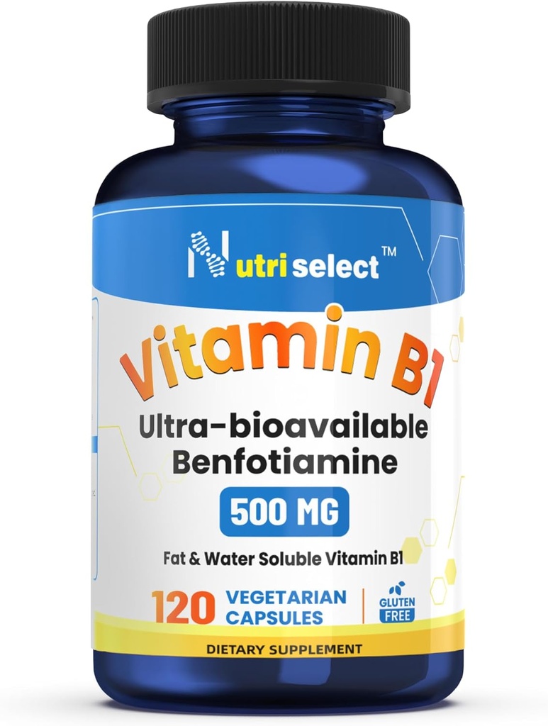 120 캡슐은 비 GMO, Vegan 및 글루텐 자유로운 이 Benfotiamine 보충교재에 있는 비타민 B1의 500 mg를, 전달합니다