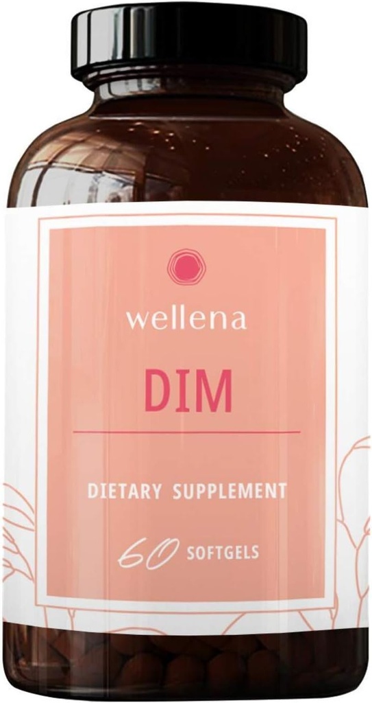Magdalena, 100mg의 Wellena DIM 보충 - 모든 자연적인 Diindolylmethane, Estro 지원, 최대 흡수, Menopause 지원, 60 비 GMO Softgels 그것은 글루텐 무료, 낙농 무료, Soy 무료