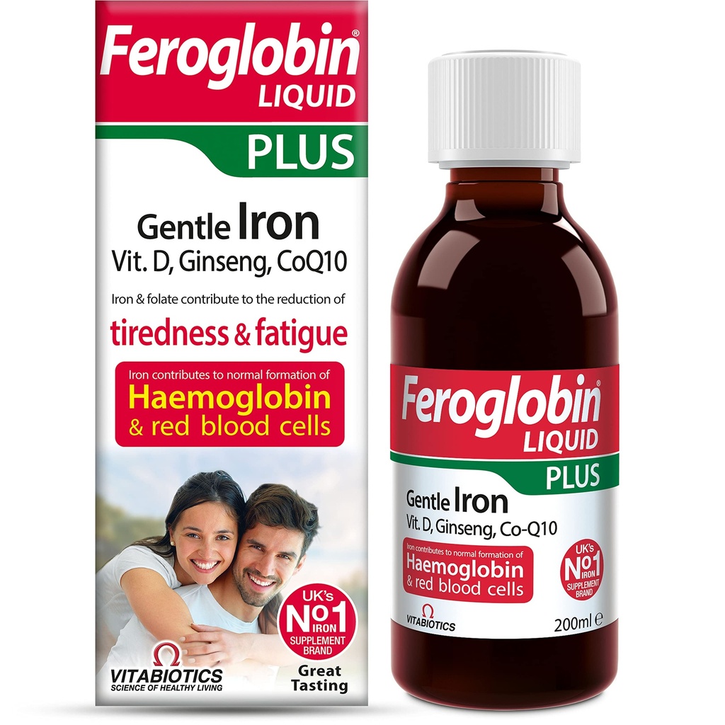 Vitabiotics Feroglobin 200ml 플러스 액체