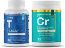 필수 요소 T-Hero + Micronized Creatine Monohydrate | 남성 건강 보충교재 - 근육 지원 & T-Health